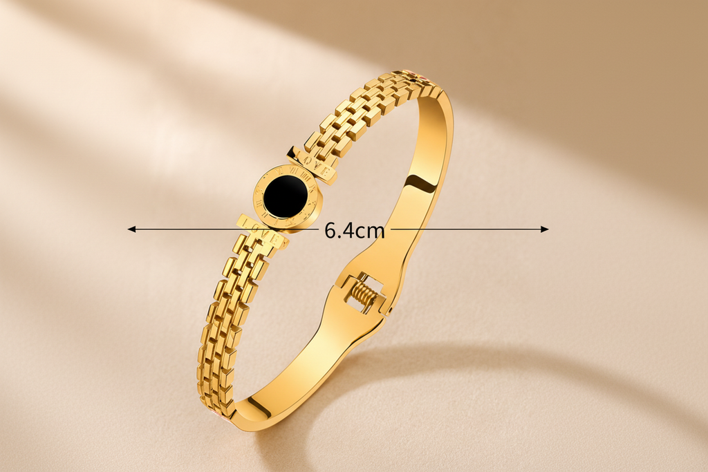 Bangle with 6.4cm sizing guide
