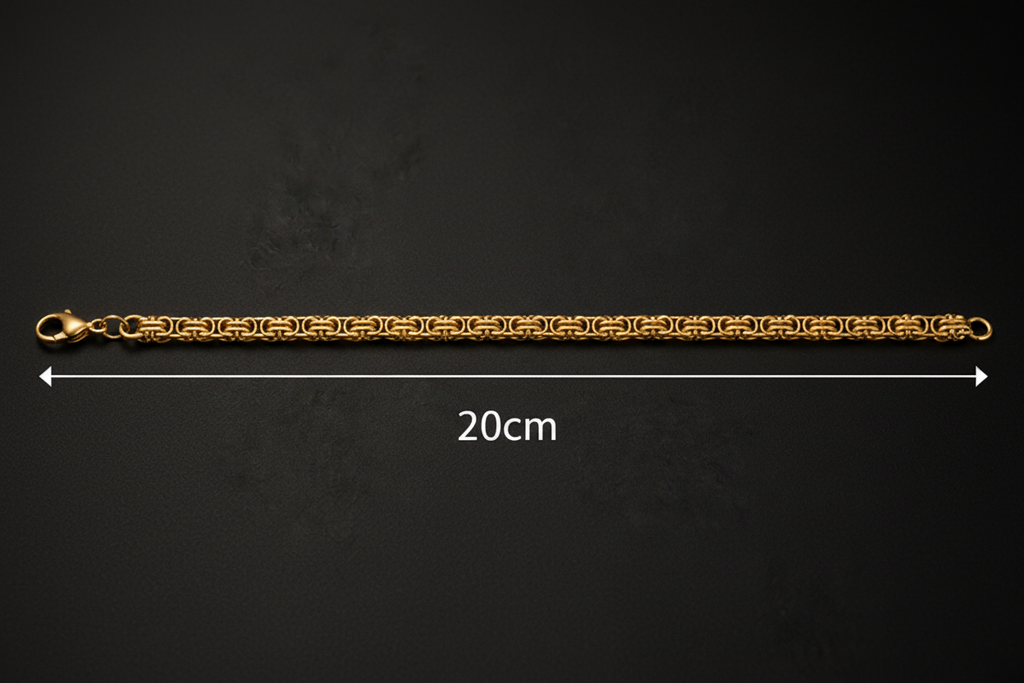 Bracelet with 20cm length underneath