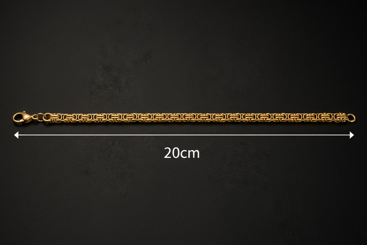 Bracelet with 20cm length underneath