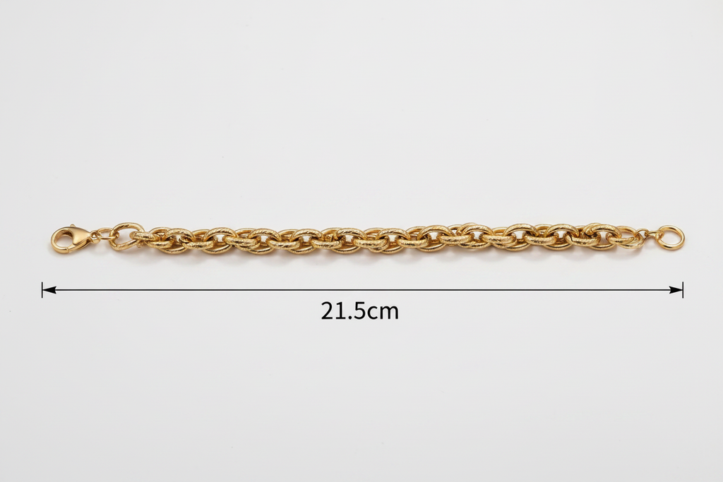 Bracelet with 21.5cm length underneath